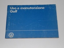 VOLKSWAGEN GOLF LIBRETTO USO E