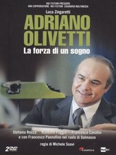 2 Dvd ADRIANO OLIVETTI - LA FORZA DI UN SOGNO Rai Fiction con Luca Zingare nuovo