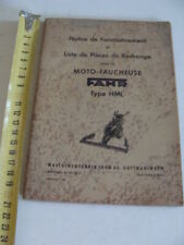 Manuale Fahr motofalciatrice motore Jlo Triumph macchine agricole 