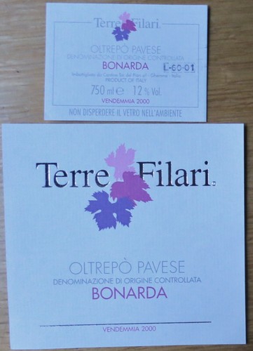 Etichetta vino italia terre - vino,