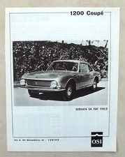 E340-Advertising Pubblicità-1965 - OSI 1200 COUPE'