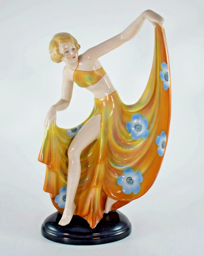 Figurina porcellana art deco - figurina,
