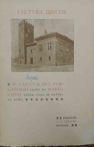 Chini canto x - canto, del