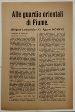 Fiume gabriele annunzio - fiume, d’annunzio