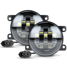 Pair clear front fog lights - clear,