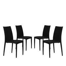 BUYBUY Kit 4 Sedie In Plastica