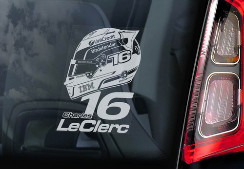 Charles leclerc adesivo - |,