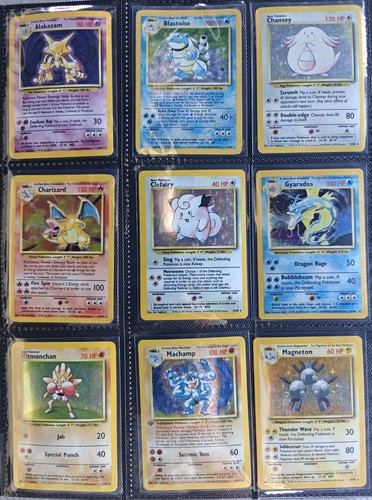 Complete pokemon card base set - complete,