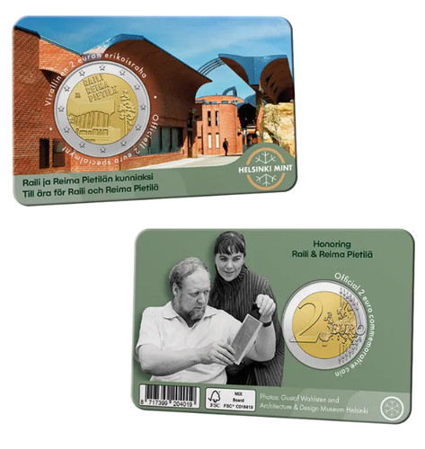 Coincard euros - 2€,