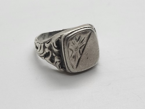 Anello uomo vintage argento - uomo, in
