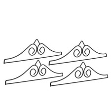  4 Pcs Porta Bandiera Da Muro Portabandiera Fandiera Del Giardino Della