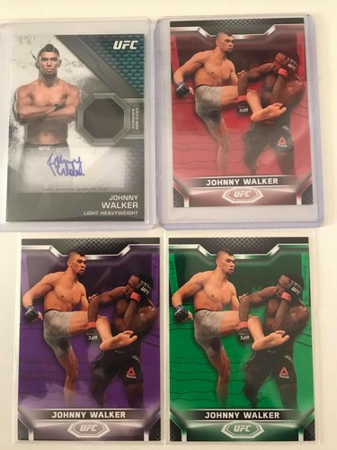 2020 topps ufc knockout - knockout, johnny