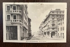 Vecchia Cartolina Genova - Sampierdarena - Via A. Cantore - Duce - FP VG 1943