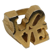 Anello LOVE Robert Indiana