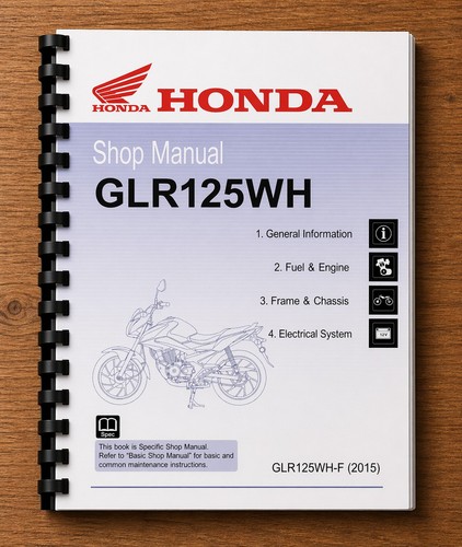 Manuale officina honda - officina, cb125f