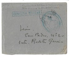 Spagna: 1940; Copertina a Leon, Censura militare, generale dell'esercito, EBES-034