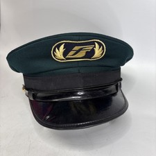 Cappello Berretto Deviatore Ferrovie Dello Stato FS Anni 90 verde tg 62 #12