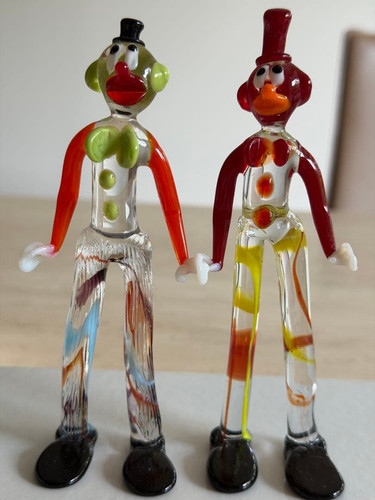 Set statuine pagliaccio in - 2,
