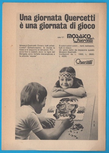 Quercetti mosaico anno - quercetti:, 1971
