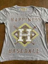 HAPPINESS+T SHIRT+TG M ++GRIGIO+ORIGINALE 100%+STREET WEAR+++