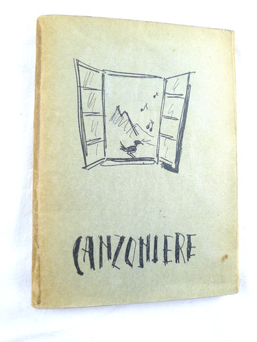 Libro vecchio canti - libro, degli