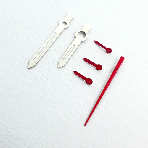 Set lancette argento rosso - lancette, argento/rosso