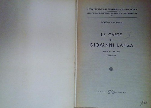 Carte giovanni lanza - giovanni,