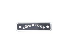 Targa nome bici curva Lowrider