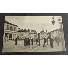 Cartolina Vercelli - Piazza