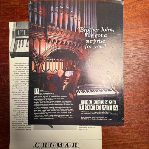 Brochure organo combo crumar