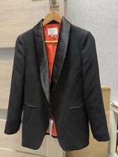 RARO BLAZER SMOKING BARILOCHE Alamillo raso taglia 42 donna raso seta lusso BMWT