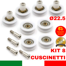 ✅ KIT 8 CUSCINETTI RICAMBIO BOX DOCCIA Ruote Rotelline Cabina Porta Scorrevole ✅