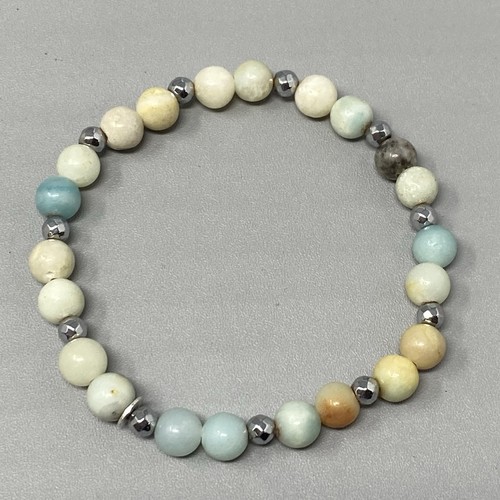 Amazonite stretch beaded - stretch,