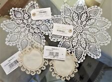  2 CENTRO TAVOLA UNCINETTO e PIZZO Cantù .CANETTA MILANO