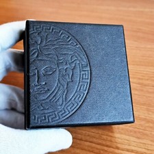 Scatola GIANNI VERSACE box case gemelli orecchini cufflinks versus gold anello