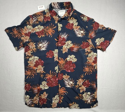 Camicia uomo denim fiori - denim,