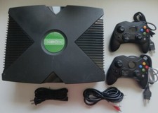 Microsoft Xbox Classica 8GB Console con 2 Controller- Nera + Videogiochi 