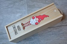 Bottiglia vino champagne legno