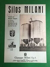 brochure trattore MILANI silos prefabbricati per cereali