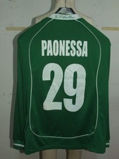 MAGLIA CALCIO SHIRT MAILLOT SPORT MATCH WORN AVELLINO PAONESSA INDOSSATA SERIE B