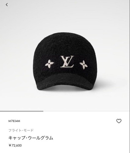 Louis vuitton berretto - vuitton, boa