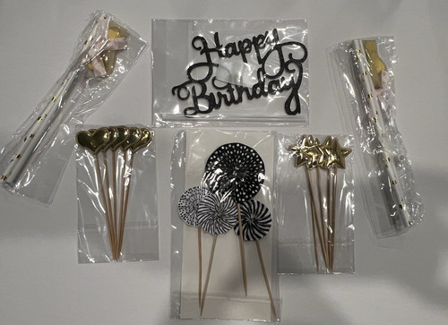 Kit topper torta cupcake buon - topper,