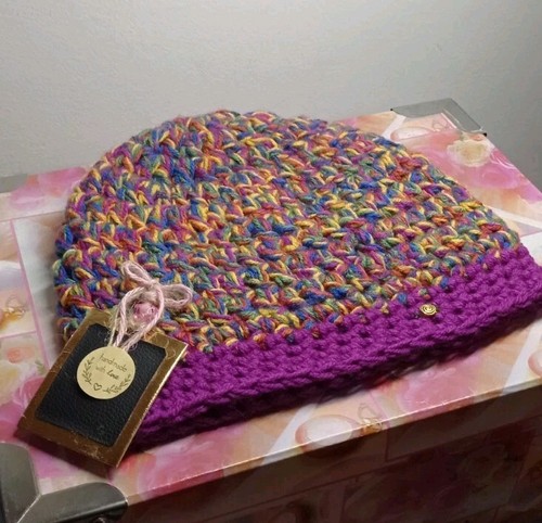 Cappello uncinetto fatto - uncinetto, a