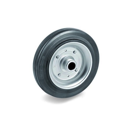 Ruota 150x40 gomma - gomma, nera