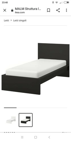 Struttura letto singolo ikea -  struttura,