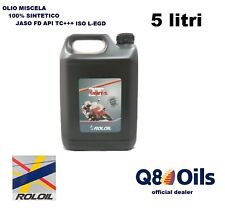5 LT ROLOIL 2T SYNT-S OLIO MISCELA 100% SINTETICO JASO FD API TC+++ ISO L-EGD
