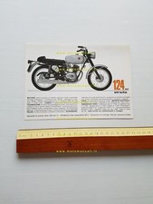 Gilera 124 5V Strada 1970 depliant originale ITALIANO