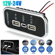 Presa USB QC 3.0 PD USB&Type-C