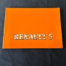 Libretto Uso e Manutenzione RENAULT 5 - Ed. Italiana