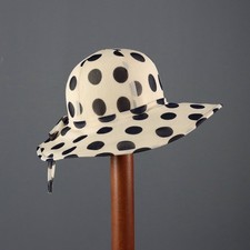 Cappello Vintage Seta a Pois